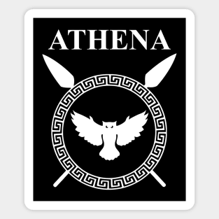 Athena Ancient Greek Goddess Shield Magnet